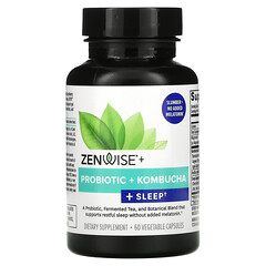 Zenwise Health, 益生菌 + 康普茶 + 睡眠，60 粒素食膠囊
