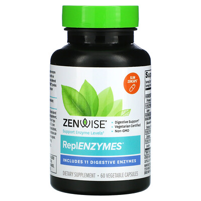 

Zenwise Health, ReplENZYMES, 60 Vegetarian Capsules