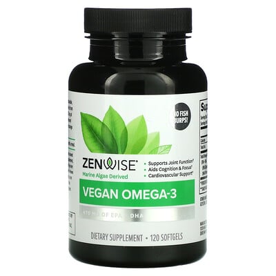 

Zenwise Health Веганская омега-3, 120 капсул