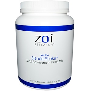 Отзывы о ZOI Research, SlenderShake, Meal Replacement Drink Mix, Vanilla, 1 lb 12 oz (800 g)