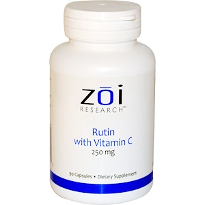 Отзывы о ZOI Research, Rutin with Vitamin C, 250 mg, 90 Capsules