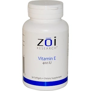 Отзывы о ZOI Research, Vitamin E, 400 IU, 90 Softgels
