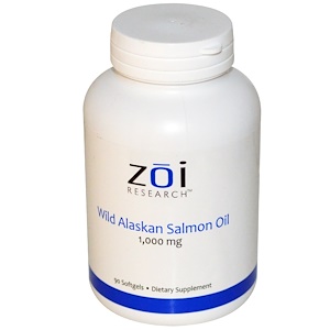 Отзывы о ZOI Research, Wild Alaskan Salmon Oil, 1,000 mg, 90 Softgels