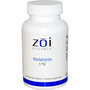 Отзывы о ZOI Research, Melatonin, 5 mg, 90 Chewable Tablets