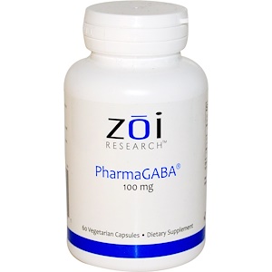 Отзывы о ZOI Research, PharmaGABA, 100 mg, 60 Veggie Caps