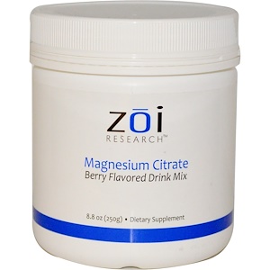 Отзывы о ZOI Research, Magnesium Citrate, Berry Flavored Drink Mix, 8.8 oz (250 g)