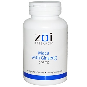 Отзывы о ZOI Research, Maca with Ginseng, 500 mg, 30 Veggie Caps