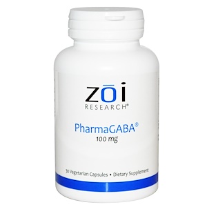 Отзывы о ZOI Research, PharmaGABA, 100 mg, 30 Veggie Caps