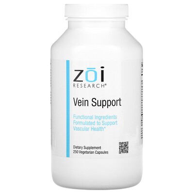ZOI Research средство для укрепления вен, 250 вегетарианских капсул