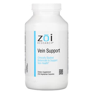 Отзывы о ZOI Research, Vein Support, 250 Vegetarian Capsules
