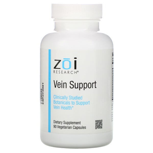 ZOI Research, Поддержка для вен, 90 растительных капсул
