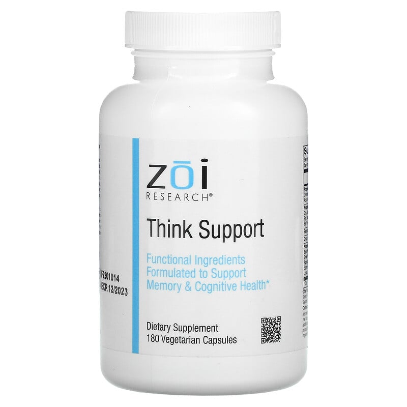 ZOI Research,Think Support，180 粒素食胶囊
