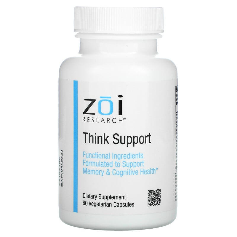 ZOI Research,Think Support，60 粒素食胶囊