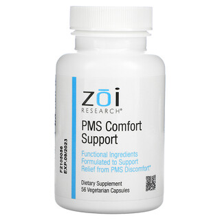 ZOI Research, PMS Comfort Support, Unterstützung bei PMS, 56 vegetarische Kapseln