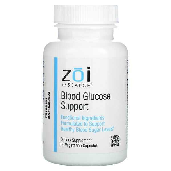 ZOI Research‏, كبسولات تعزيز الجلوكوز في الدم، 60 كبسولة نباتية