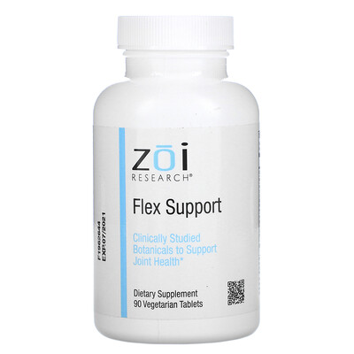 ZOI Research Поддержка гибкости, 90 вегетарианских таблеток