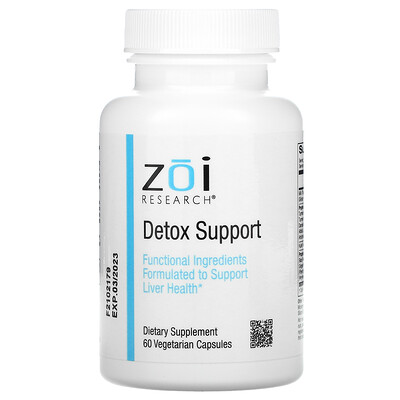 ZOI Research Detox Support 60 Vegetarian Capsules