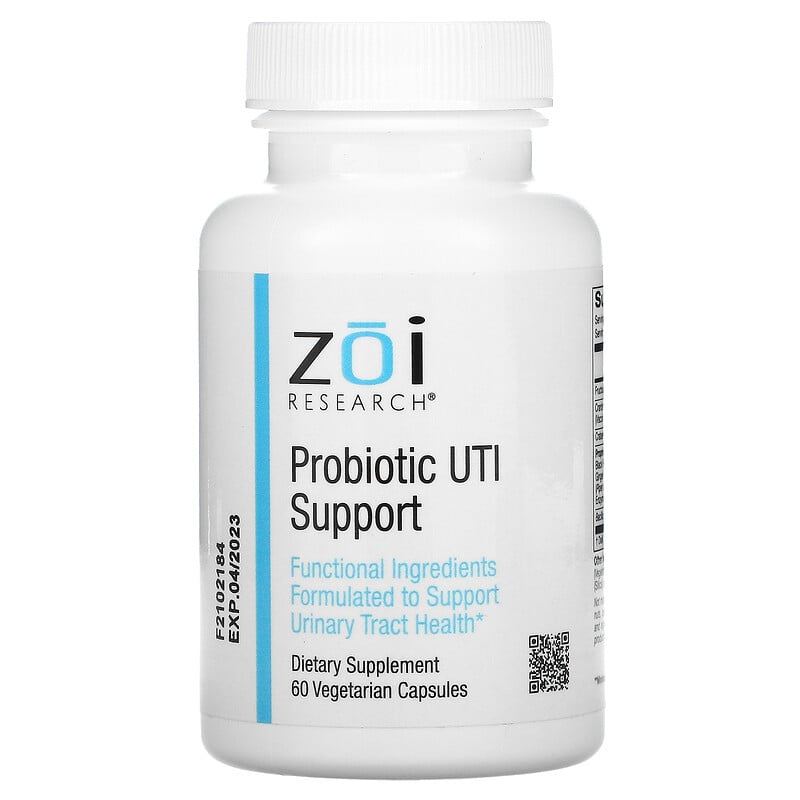 ZOI Research,益生菌 UTI 帮助，60 粒素食胶囊