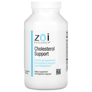 ZOI Research, Cholesterol Support, Unterstützung des Cholesterinspiegels, 250 vegetarische Kapseln