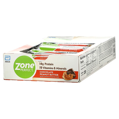 

ZonePerfect Nutrition Bar Chocolate Peanut Butter 12 Bars 1.76 oz (50 g) Each