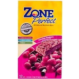 Отзывы о Зоун Перфект, All-Natural Nutrition Bars, Chocolate Raspberry, 12 Bars, (1.76 oz, 50 g) Each