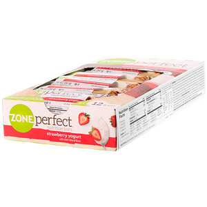 Отзывы о Зоун Перфект, Nutrition Bars, Strawberry Yogurt, 12 Bars, 1.76 oz (50 g) Each