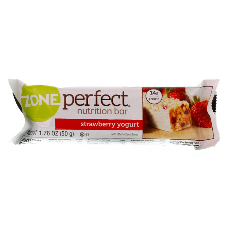 zone perfect bars strawberry yogurt