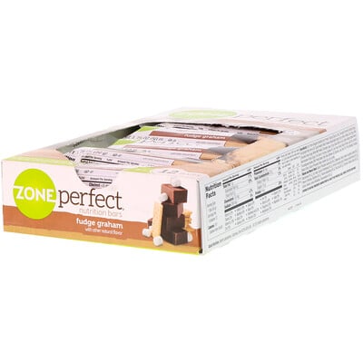 ZonePerfect Nutrition Bars, Fudge Graham, 12 батончиков, 50 г (1,76 унции) каждый