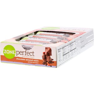 Отзывы о Зоун Перфект, Nutrition Bars, Chocolate Almond Raisin, 12 Bars, 1.76 oz (50 g) Each