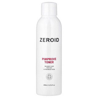 Zeroid, Tónico de PIMPROVE, Para pieles grasas y con problemas, 200 ml (6,76 oz. líq.)