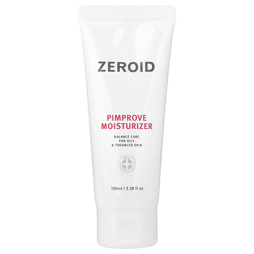 Zeroid Pimprove Moisturizer, For Oily & Troubled Skin, 3.38 fl oz (100 ml)
