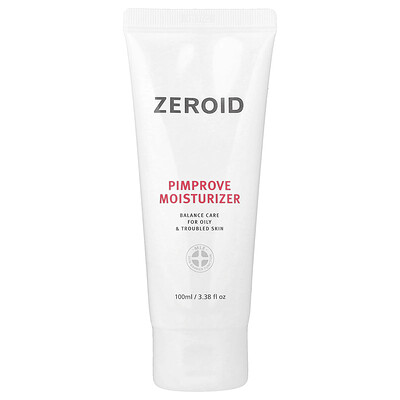 Zeroid, Humectante de Pimprove, Para pieles grasas y con problemas, 100 ml (3,38 oz. líq.)