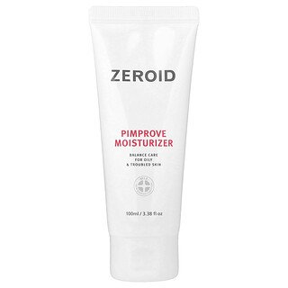 Zeroid, Humectante de Pimprove, Para pieles grasas y con problemas, 100 ml (3,38 oz. líq.)