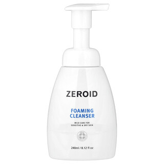 Zeroid, Foaming Cleanser, For Sensitive & Dry Skin, 8.12 fl oz (240 ml)