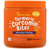Zesty Paws, Turmeric Curcumin Bites for Dogs, Everyday Vitality, All Ages, Bacon Flavor, 90 Soft Chews