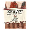ZUM, Zum Bar, 산양유 비누, 앰버, 3oz