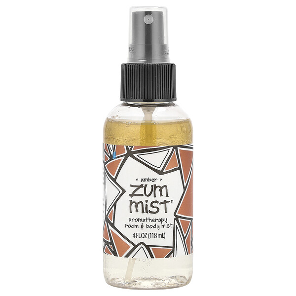 ZUM Zum Mist®, Aromatherapy Room & Body Mist, Amber, 4 fl oz (118 ml)