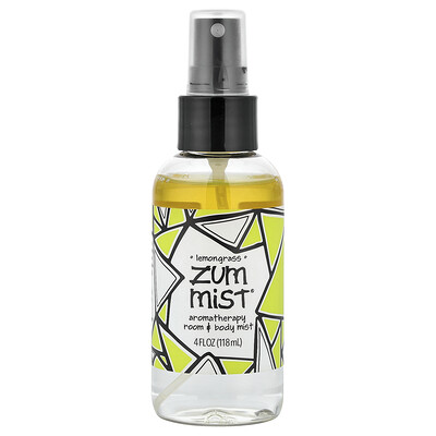 ZUM, Zum Mist, Aromatherapy Room & Body Mist, Lemongrass, 4 fl oz (118 ml)
